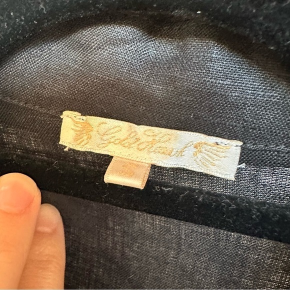 Gold Hawk Linen Army Cargo Jacket Small S NEW NWOT - Picture 6 of 9